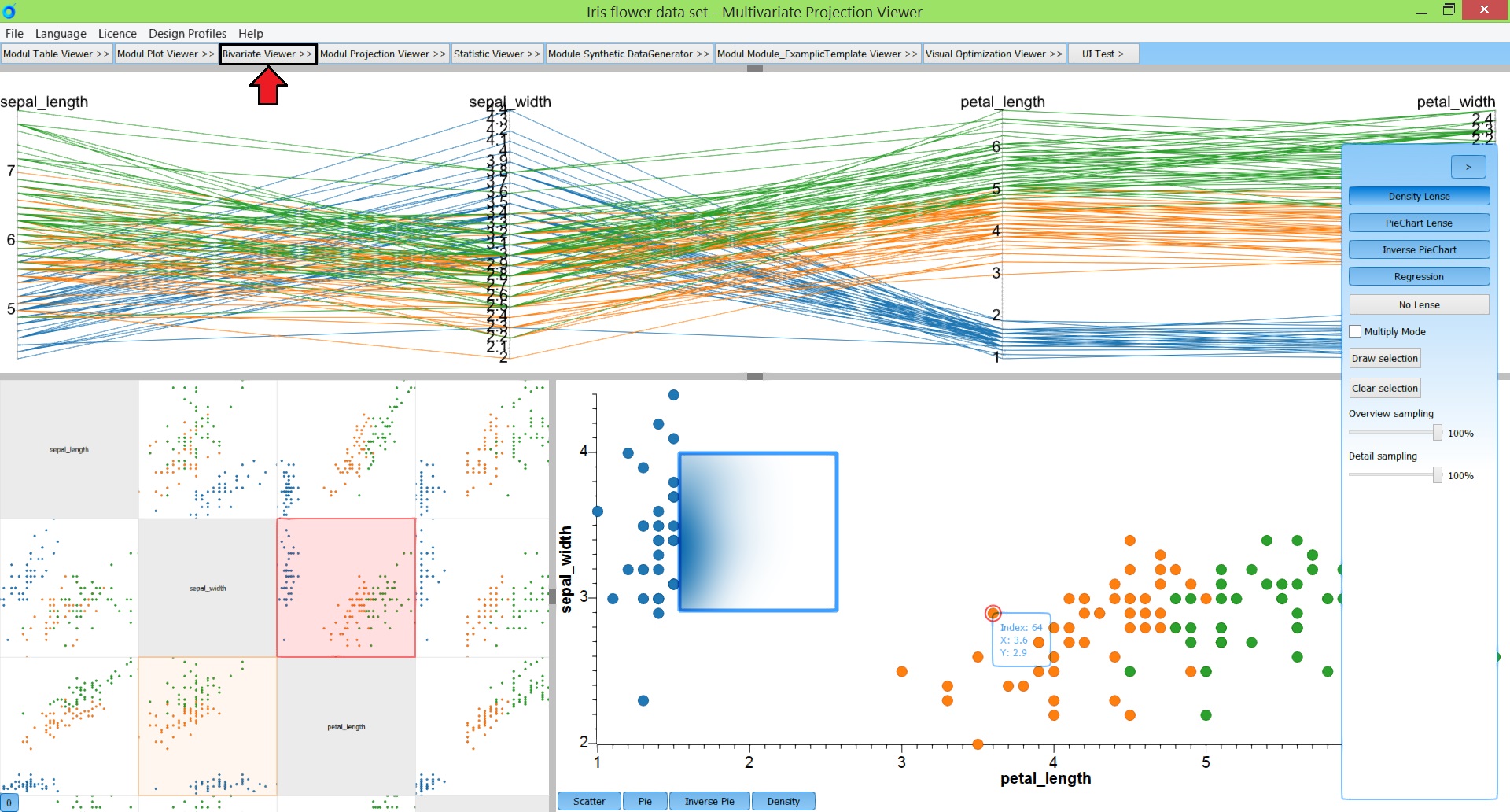 Module Bivariate Viewr